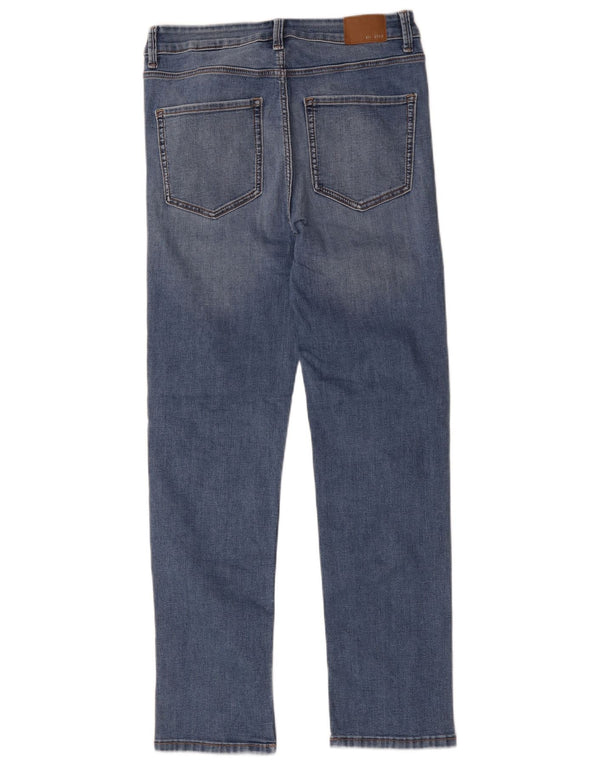 Marks & Spencer Dame Sienna Straight Jeans UK 12 Medium W28 L28 Blue