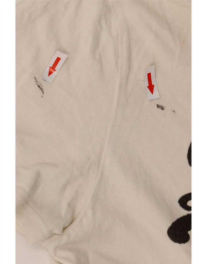 Levi's Herre Standard Fit Grafisk T-shirt Top Medium Hvid Bomuld