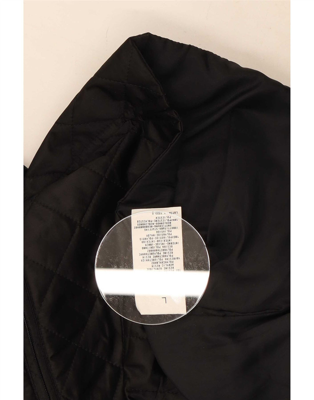 Benetton Womens Quilted Gilet UK 16 Large Black Polyamide