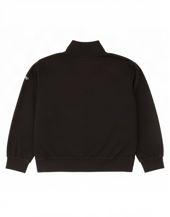 Fila Womens Oversized træningsdragt Top Jacket UK 10 Small Black Bomuld
