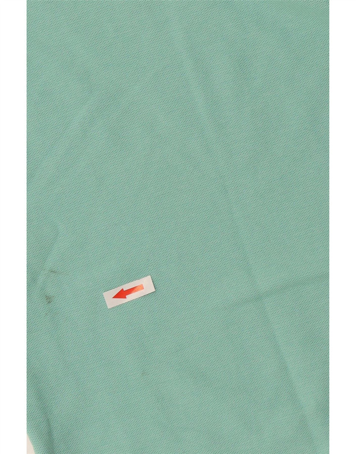 Izod Polo Shirt til mænd Stor turkis bomuld