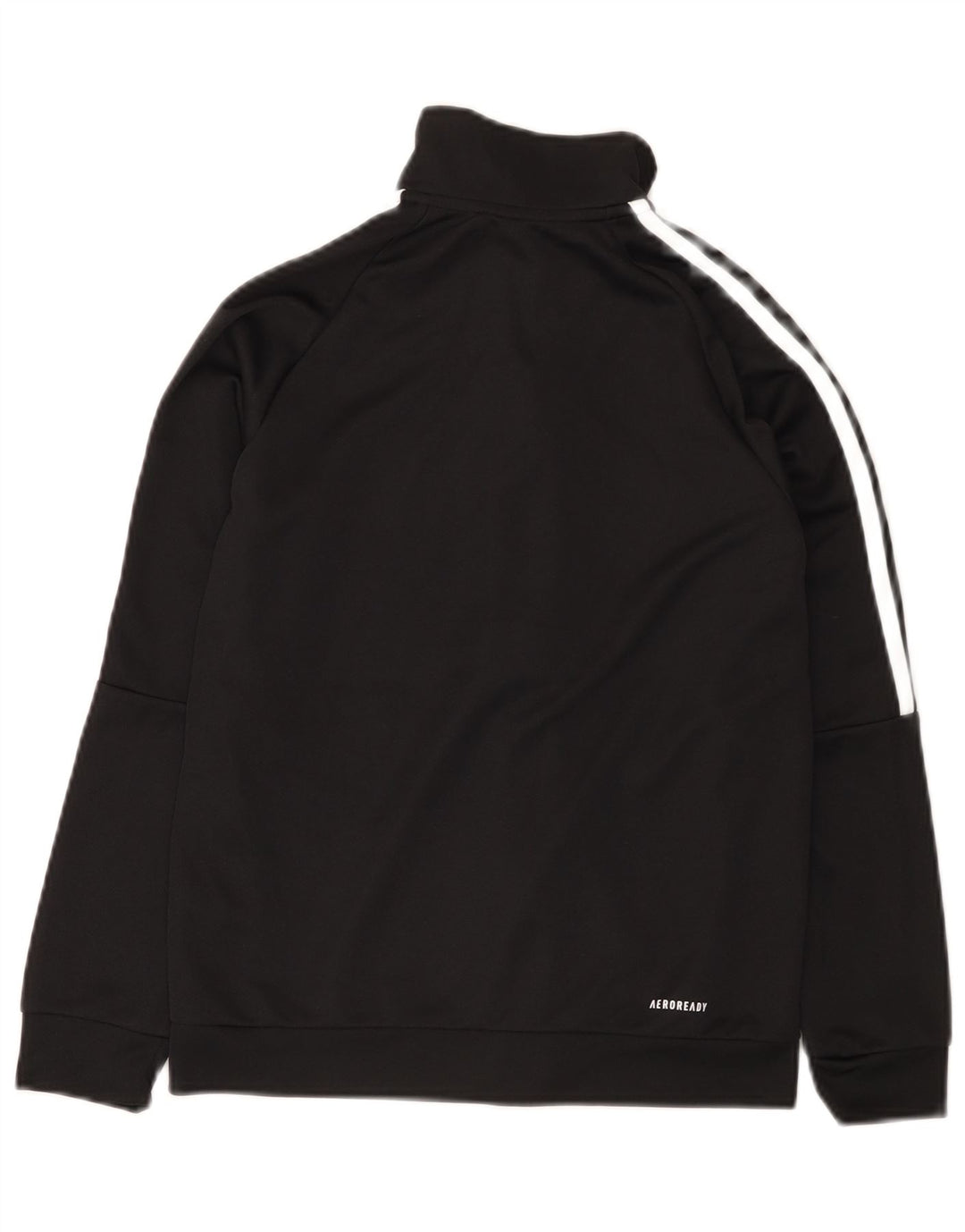 Adidas Boys Aeroready Tracksuit Topjakke 11-12 År Sort Polyester