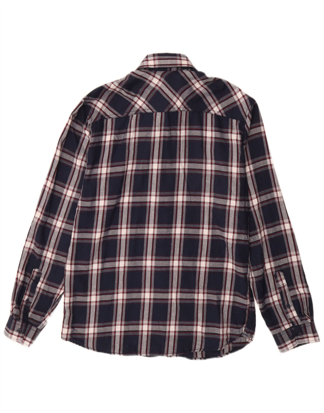 Jack & Jones Herre flannelskjorte Medium marineblå ternet bomuld