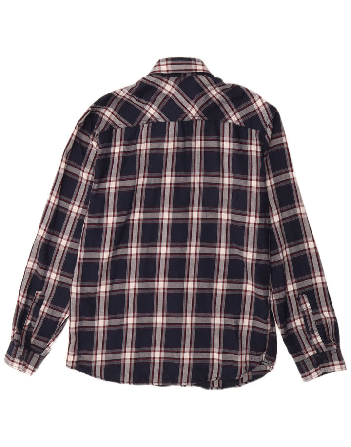 Jack & Jones Herre flannelskjorte Medium marineblå ternet bomuld