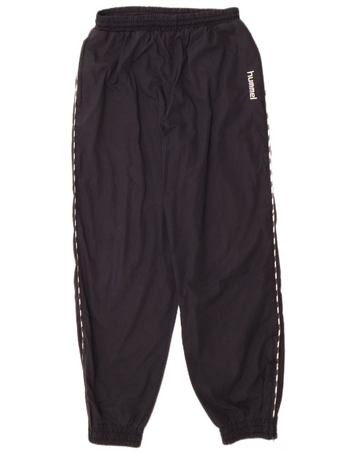 HUMMEL Mens Tracksuit Trousers Joggers XL  Navy Blue Polyester