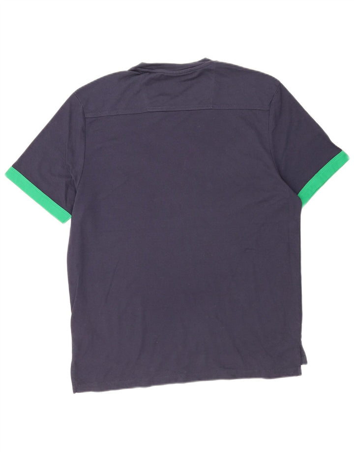 Dkny Herre T-Shirt Top Medium Marineblå Bomuld