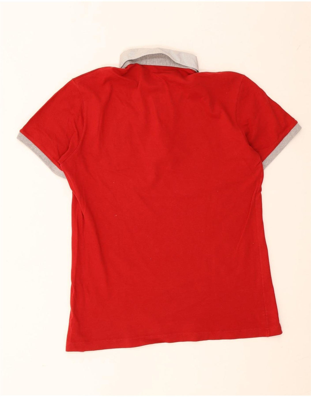 Fred Perry Herre Rugby Polo Shirt Stor rød bomuld