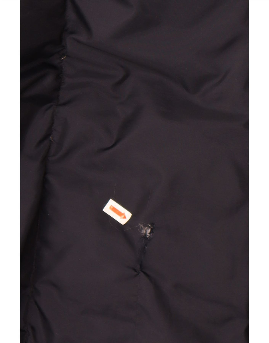 CHAMPION Mens Hooded Padded Jacket UK 38 Medium Black Nylon Vintage Champion and Second-Hand Champion from Messina Hembry 