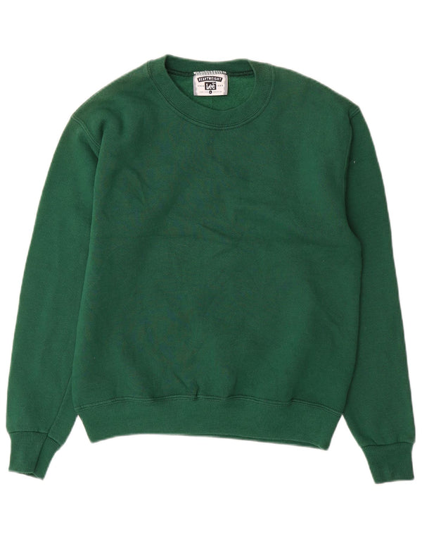 LEE Boys Sweatshirt Jumper 11-12 år Stor grøn bomuld