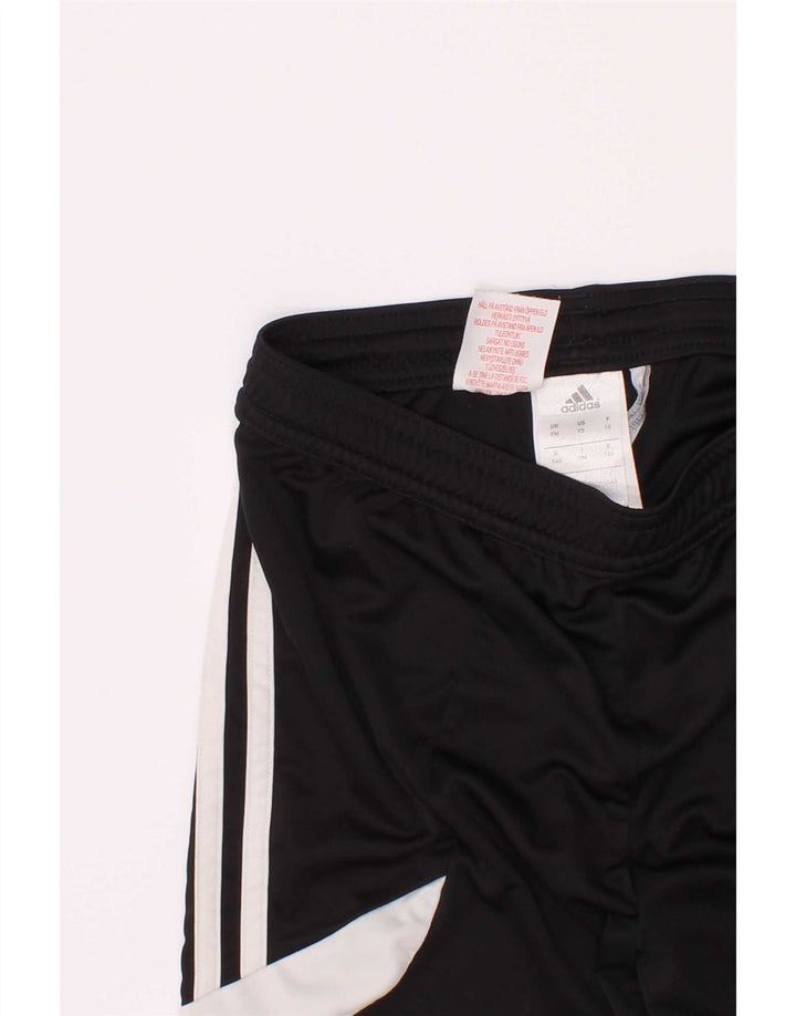 Adidas Boys Sports Shorts 9-10 år Medium Sort Colourblock Polyester