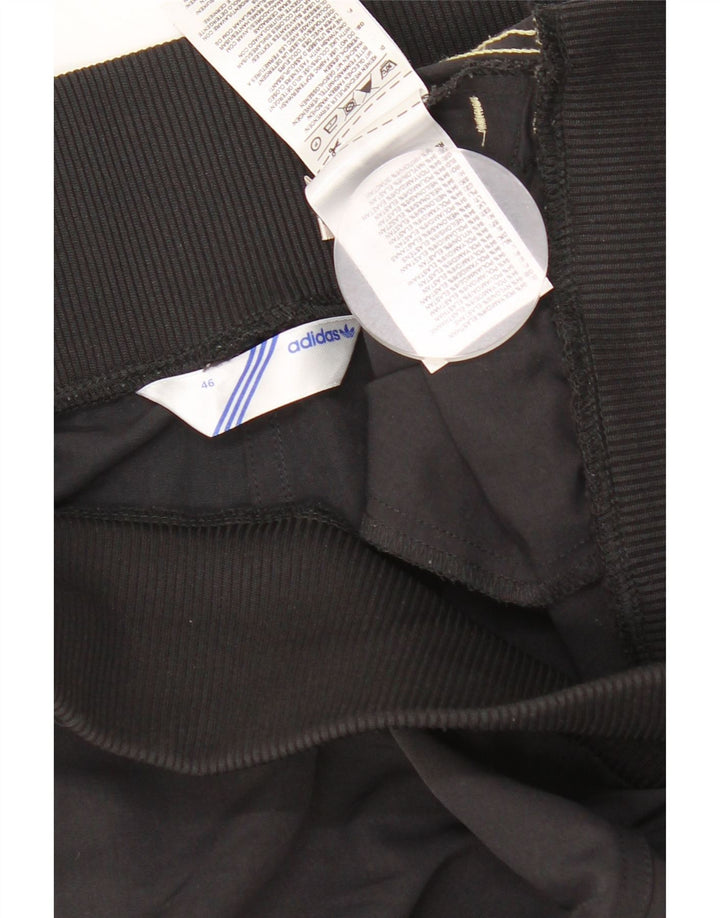 Adidas Dame træningsdragt Bukser Joggers UK 14 Medium Sort Polyamid