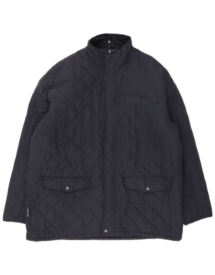 Mountain Warehouse Herre quiltet jakke UK 44 2XL Navy Blue Polyester