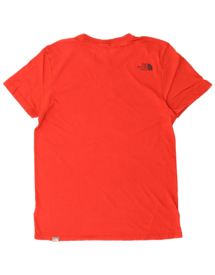 The North Face Herre grafisk T-shirt Top Medium Rød Bomuld