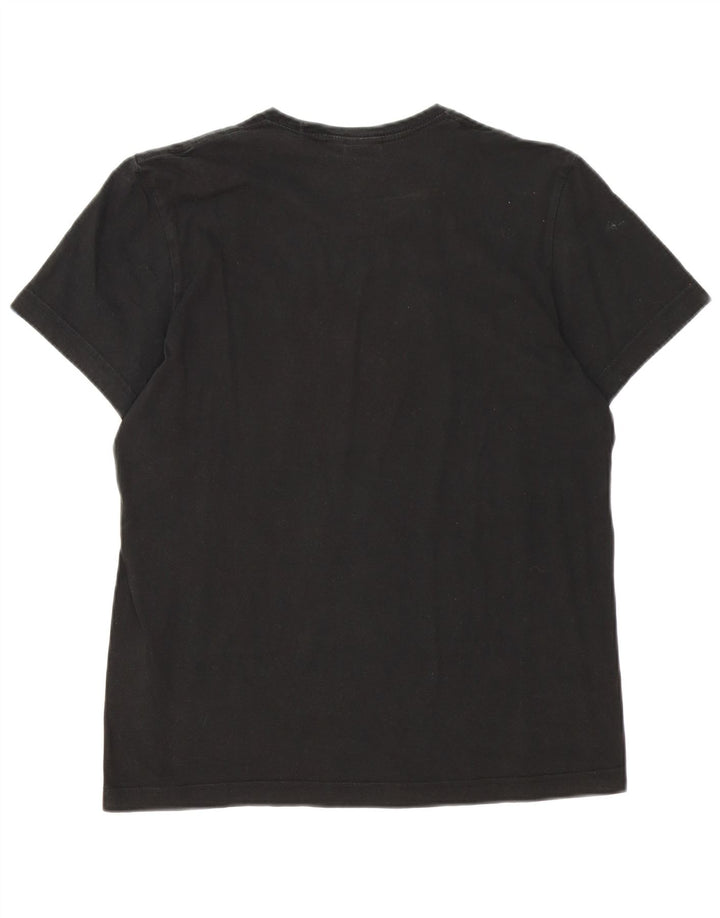 Adidas Herre grafisk T-shirt Top Medium Sort Bomuld