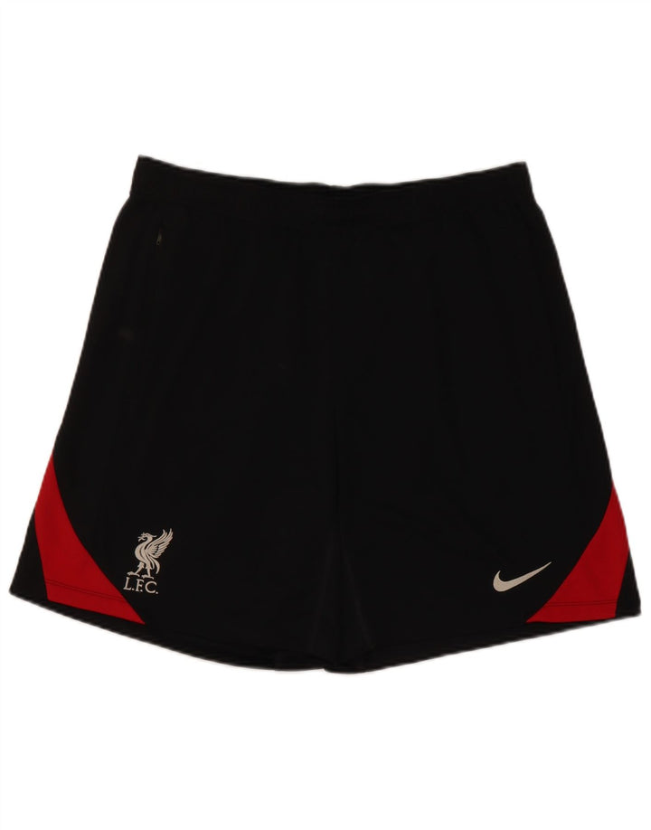 Nike Herre Dri Fit sportsshorts store sorte Colourblock Polyester