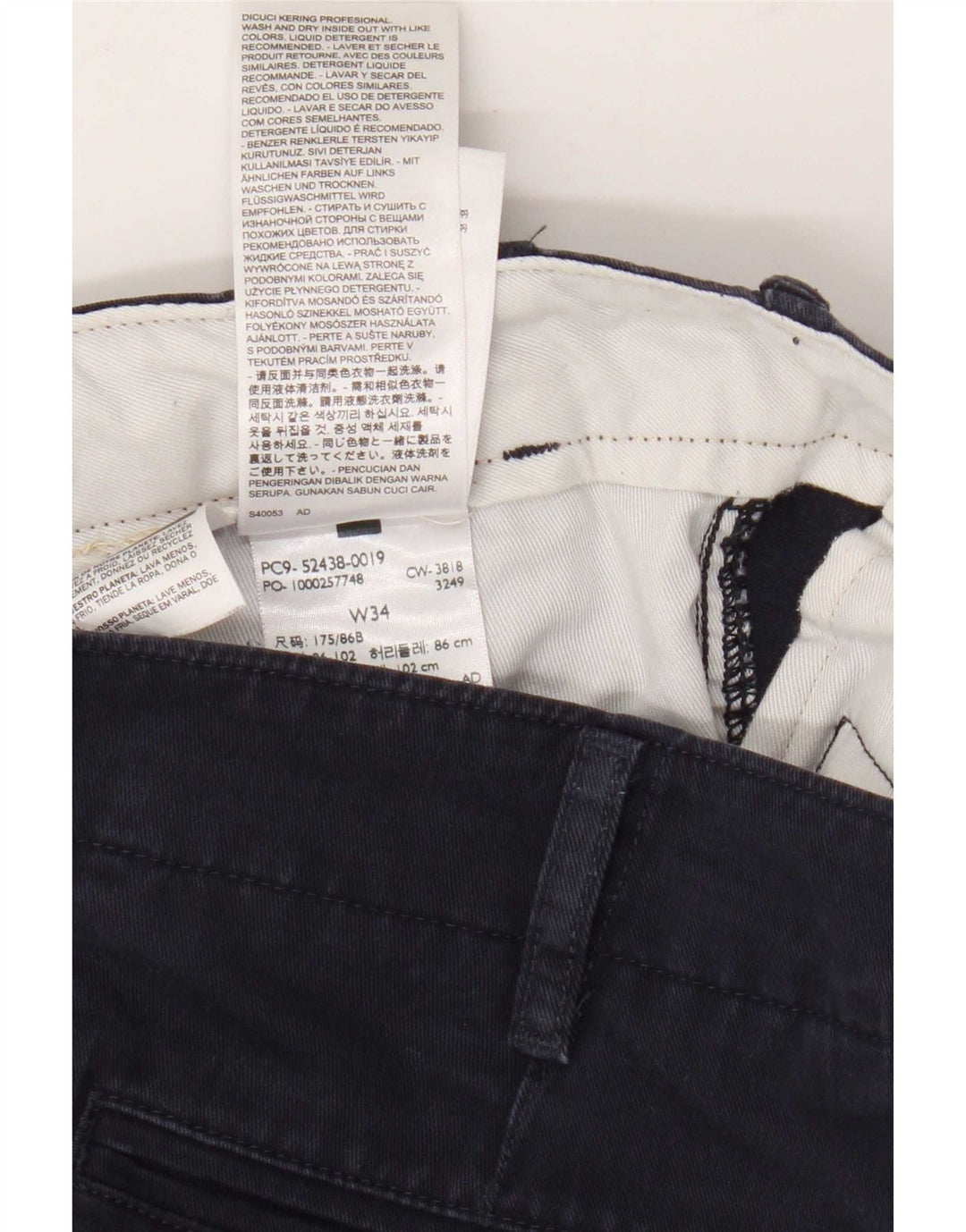 Levi's Chino Shorts til mænd W34 Large Marineblå Bomuld