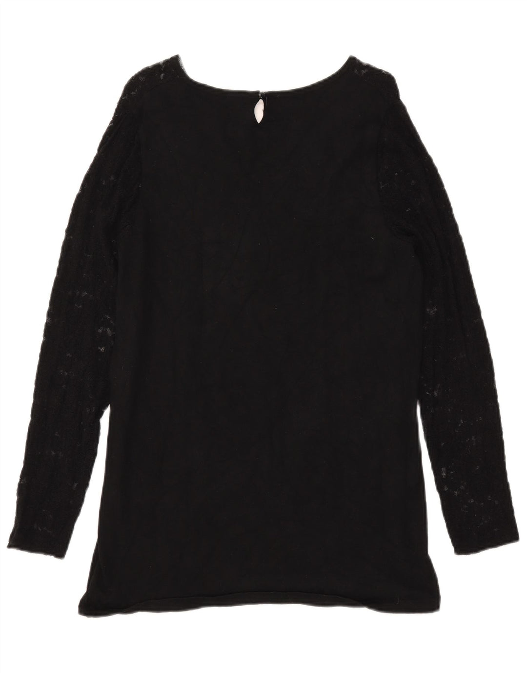 Marks & Spencer Dame sweater med rund hals DK 12 Medium Sort