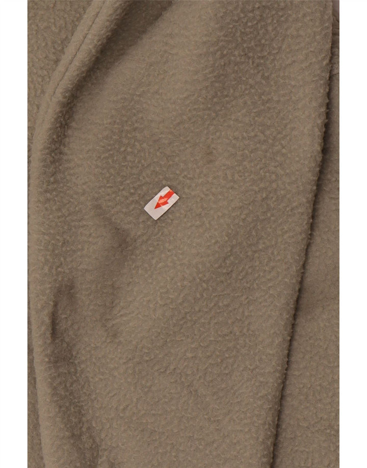 Marks & Spencer Fleecejakke til kvinder UK 14 Medium Khaki Polyester