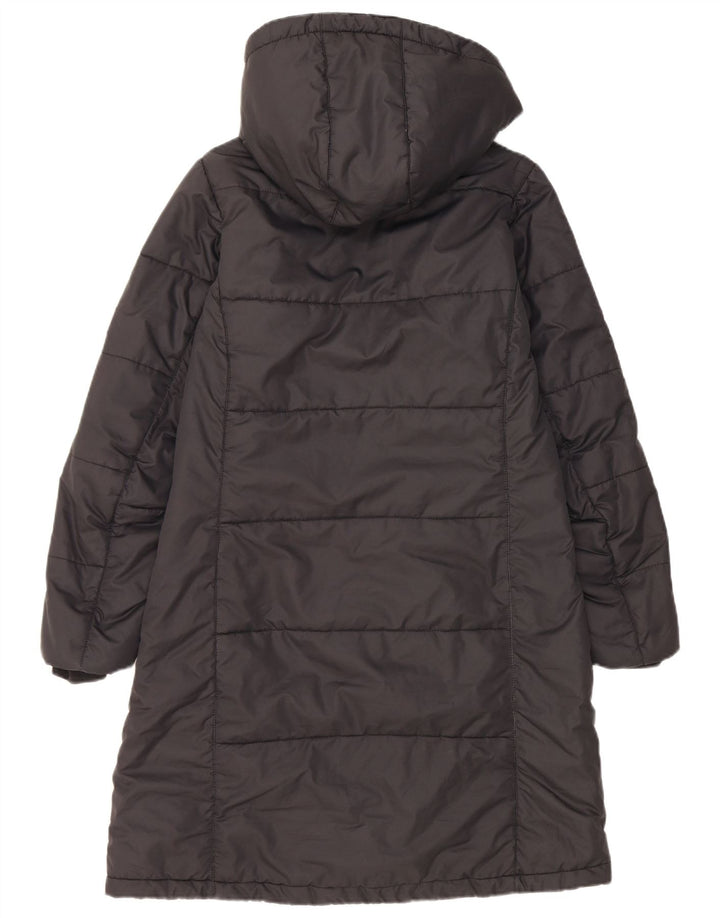 Jack Wolfskin Dame Hætte Polstret Frakke UK 10 Small Black Polyester