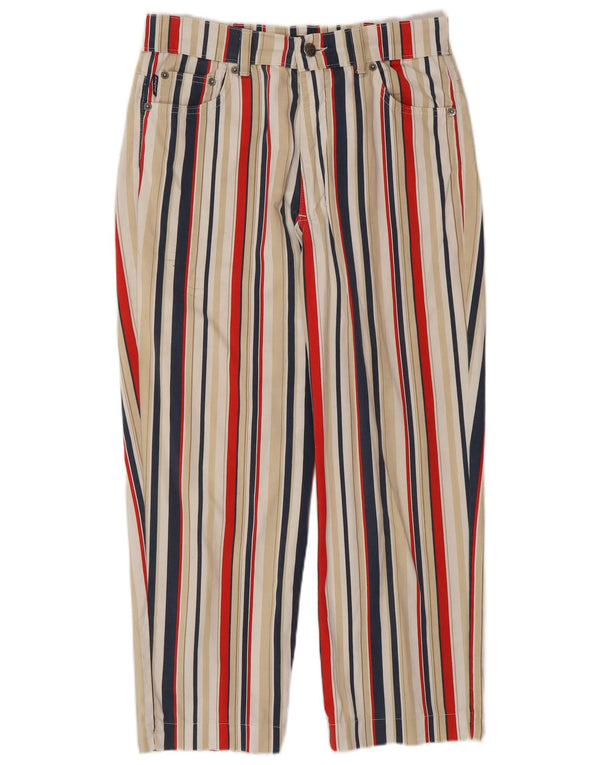 ANGELS Cropped Jeans til kvinder EU 38 Medium W28 L25 Flerfarvet stribet