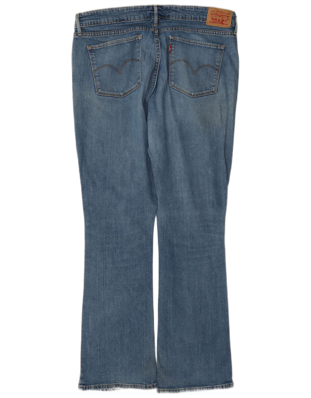 Levi's Dame 715 Bootcut Jeans W32 L30 Blå Bomuld