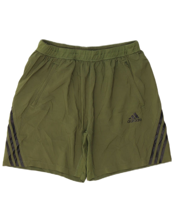 ADIDAS Aeroready Sportsshorts til mænd XL Grøn polyester