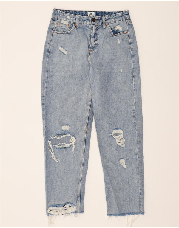 BDG Womens Distressed Tapered Jeans W28 L27 Blå Bomuld