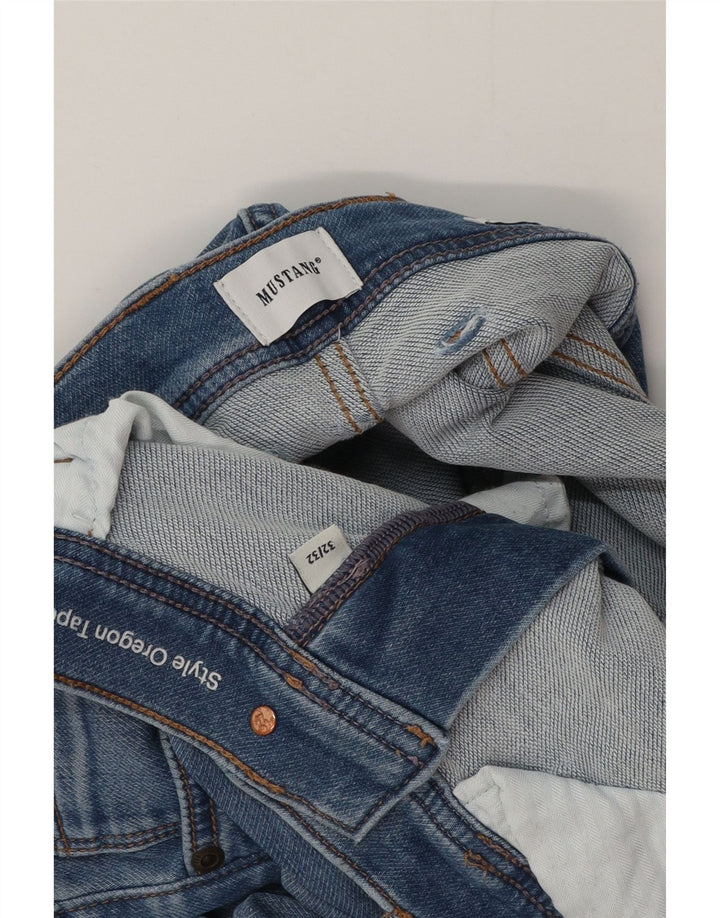 Mustang Herre tilspidsede jeans W32 L32 Blå