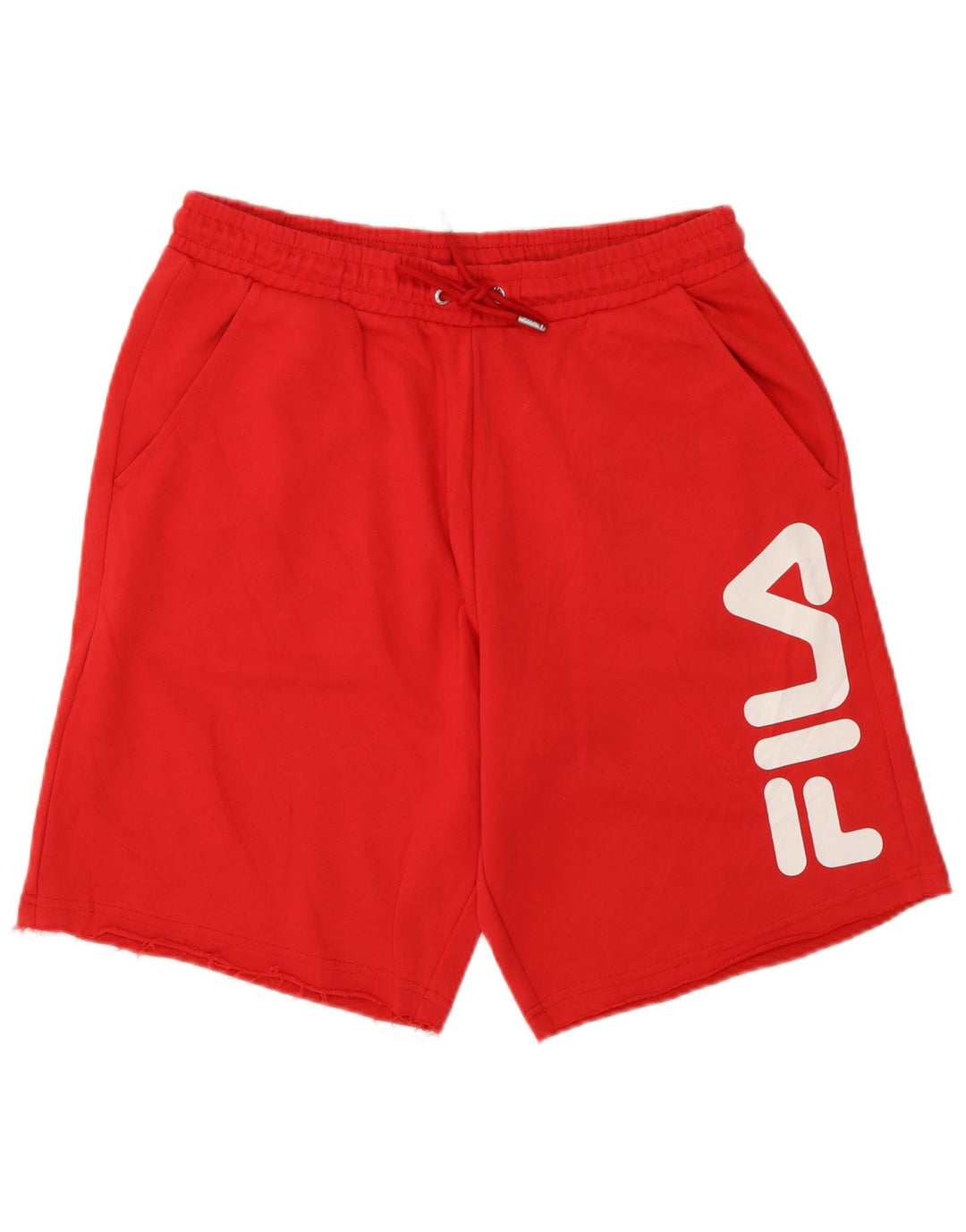 Fila Herre grafiske sportsshorts Medium rød bomuld