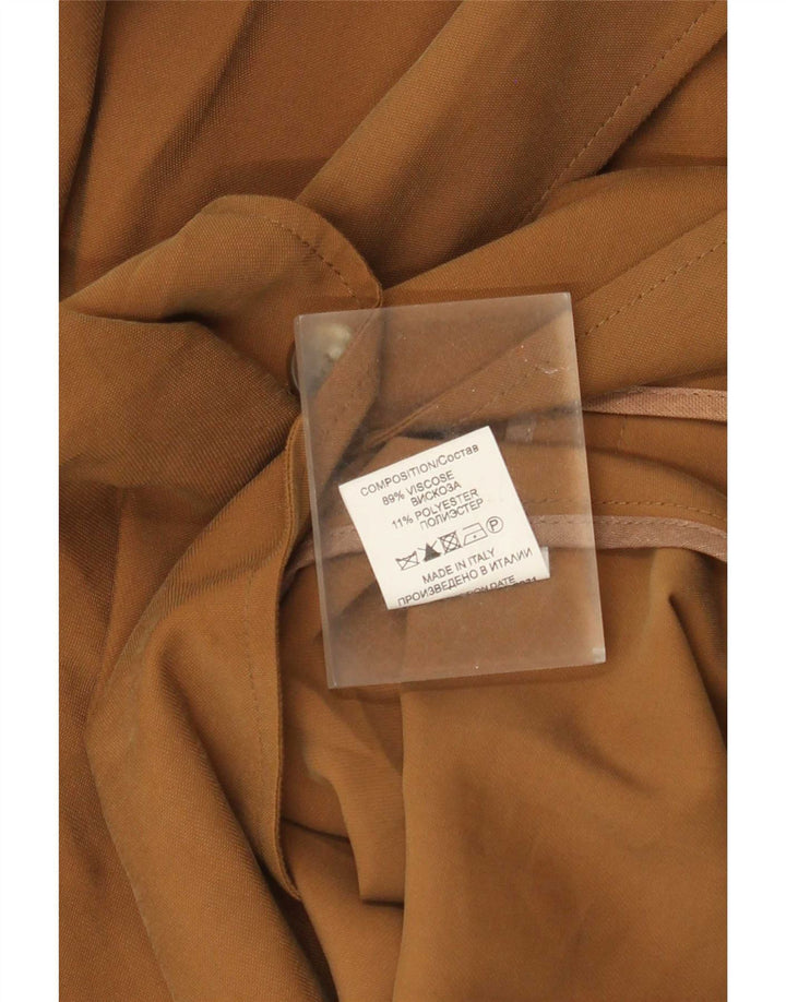 Caterina Dame 2-knaps ærmeløs blazerjakke IT 44 Medium Beige