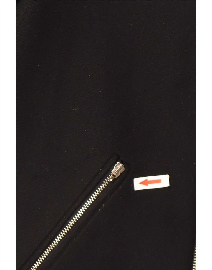 Zara Dame Overfrakke UK 6 XS Sort Polyester