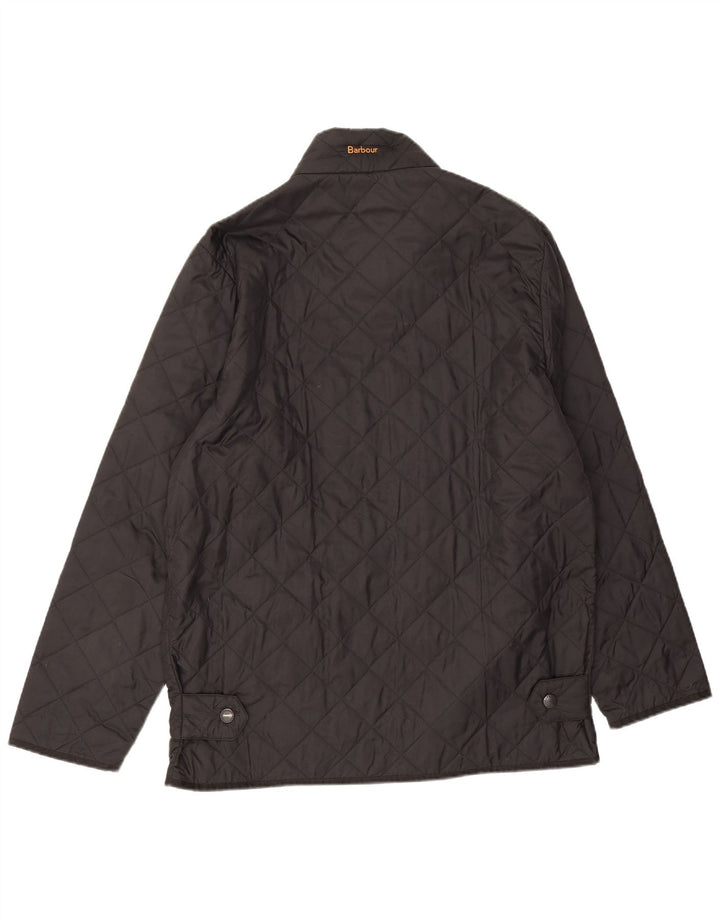 Barbour Herre quiltet jakke UK 38 Medium Sort Polyamid