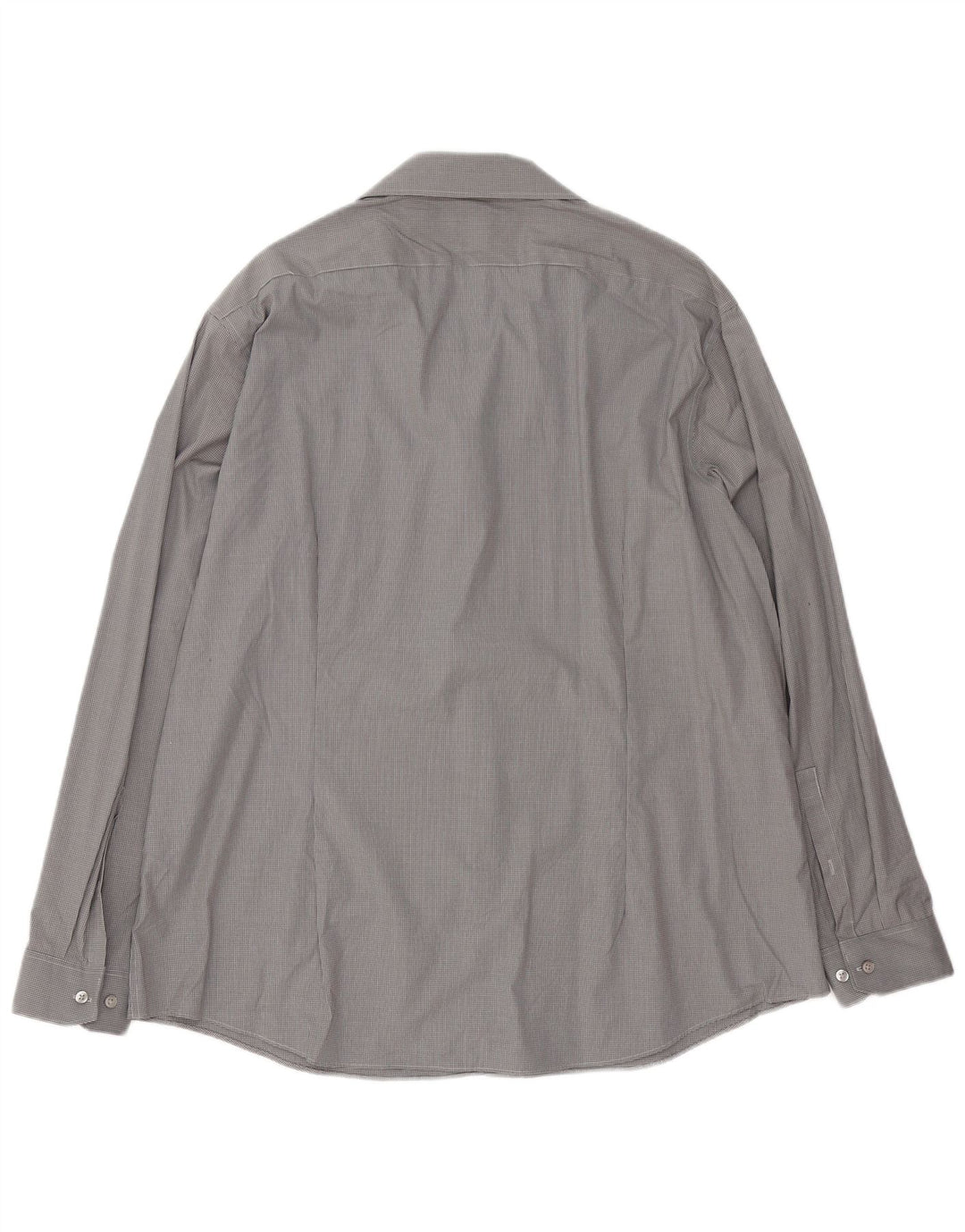 Dkny Herre Slim Fit Skjorte Str. 18 2XL Grå ternet bomuld