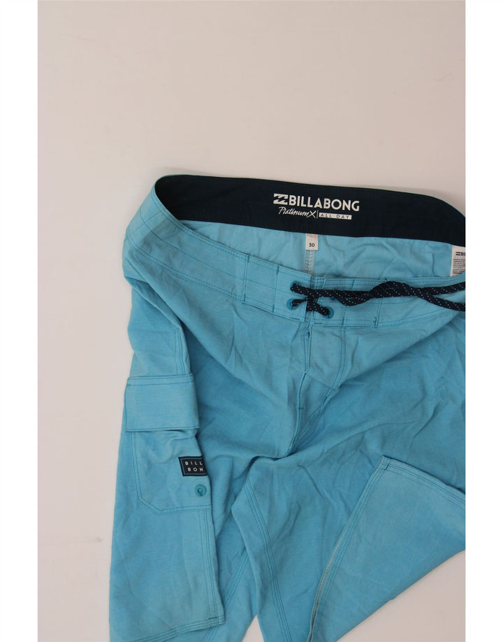 BILLABONG Mens Swimming Shorts Medium  Blue Polyester Vintage Billabong and Second-Hand Billabong from Messina Hembry 