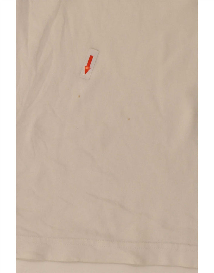 Adidas Boys T-Shirt Top 11-12 år Hvid Bomuld