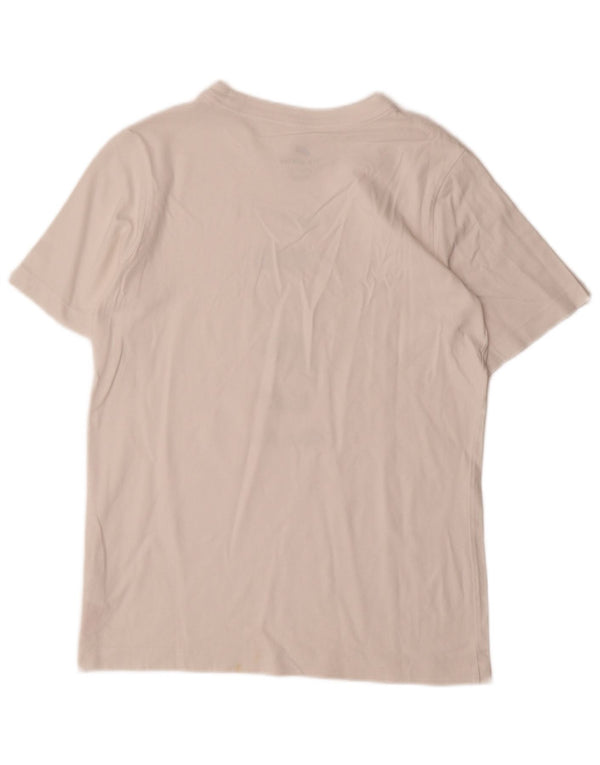 NIKE Grafisk T-shirt-top til drenge 13-14 år XL Hvid bomuld