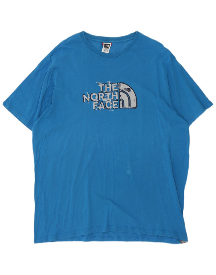 The North Face Herre Grafisk T-Shirt Top XL Blå