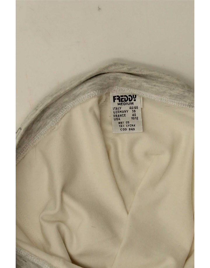 Freddy Womens Grafisk træningsdragt Bukser UK 12 Medium White Colourblock