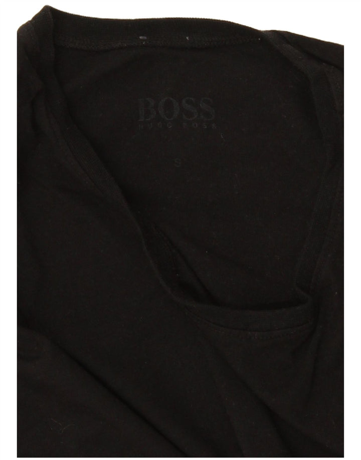 HUGO BOSS Herre T-Shirt Top Lille Sort