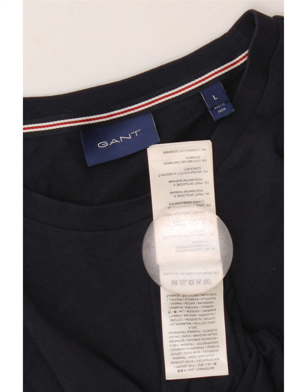 Gant Herre T-Shirt Top Stor Marineblå Bomuld
