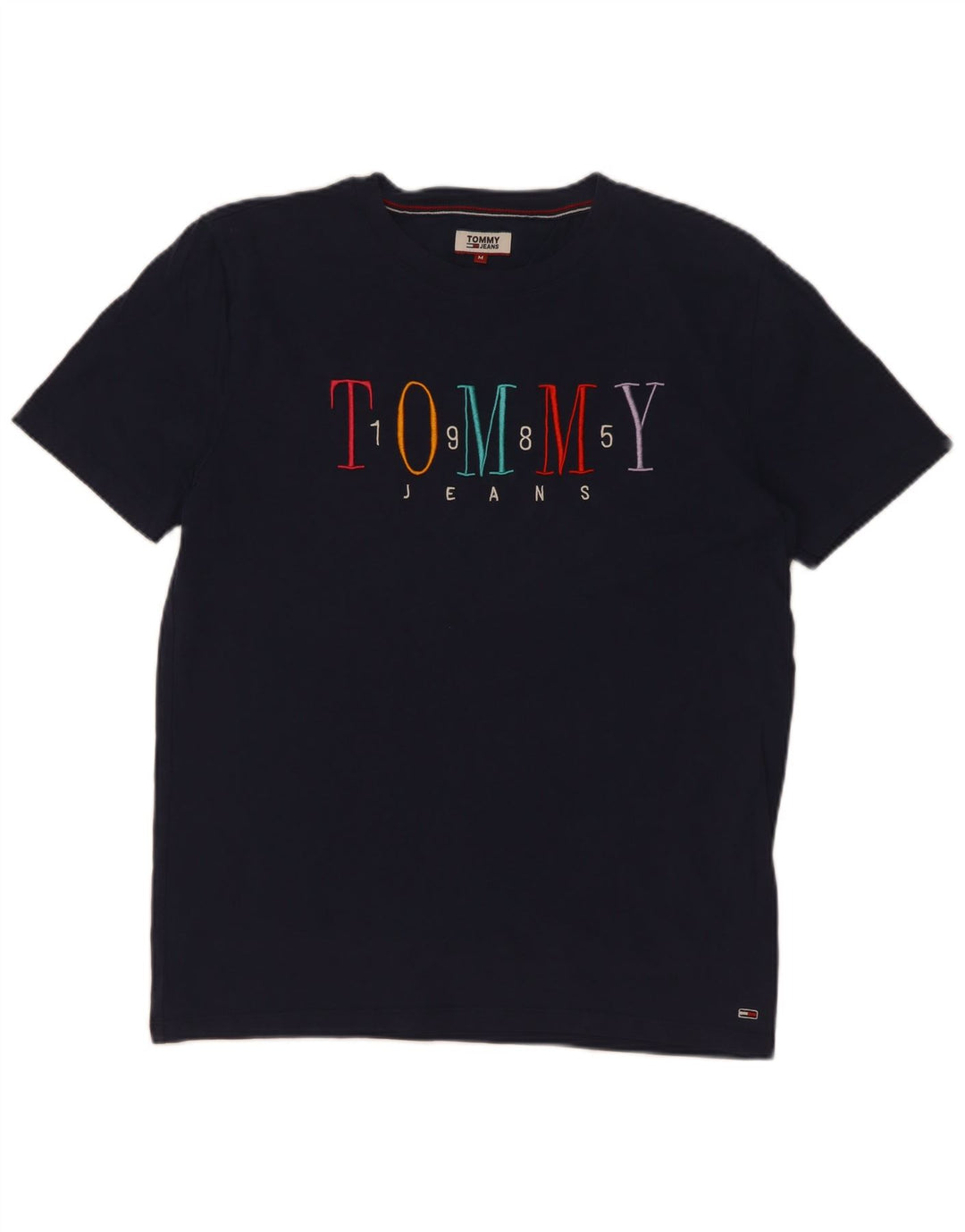 Tommy Hilfiger Herre grafisk T-shirt Top Medium Navy Blue