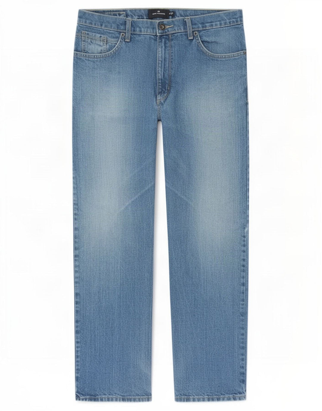 Marks & Spencer Herre Blue Harbor Straight Jeans W34 L31 Bomuld