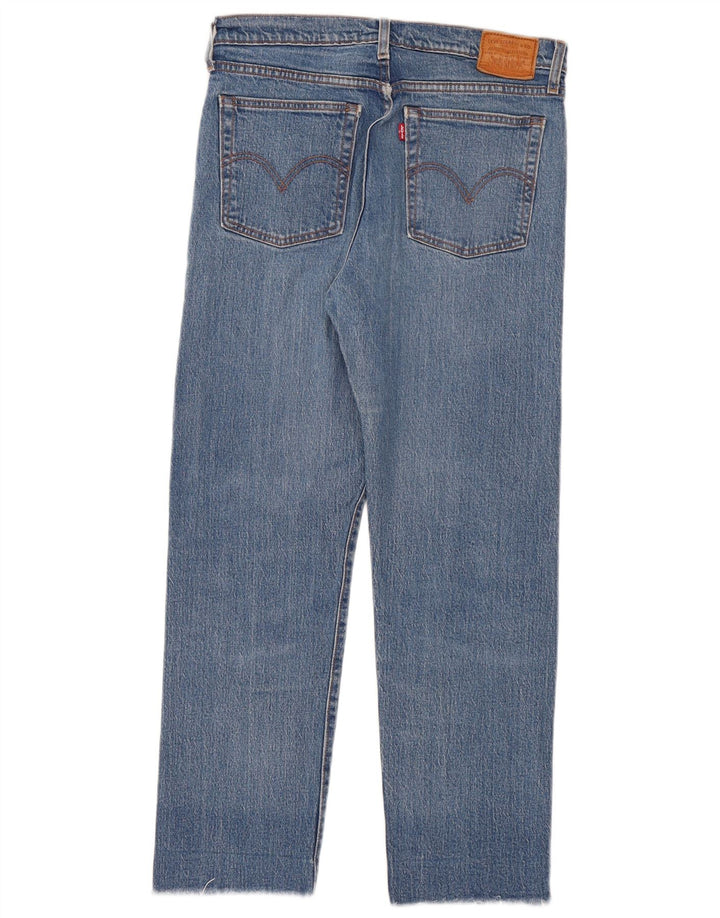 Levi's Dame Wedgie Straight Jeans W29 L28 Blå Bomuld