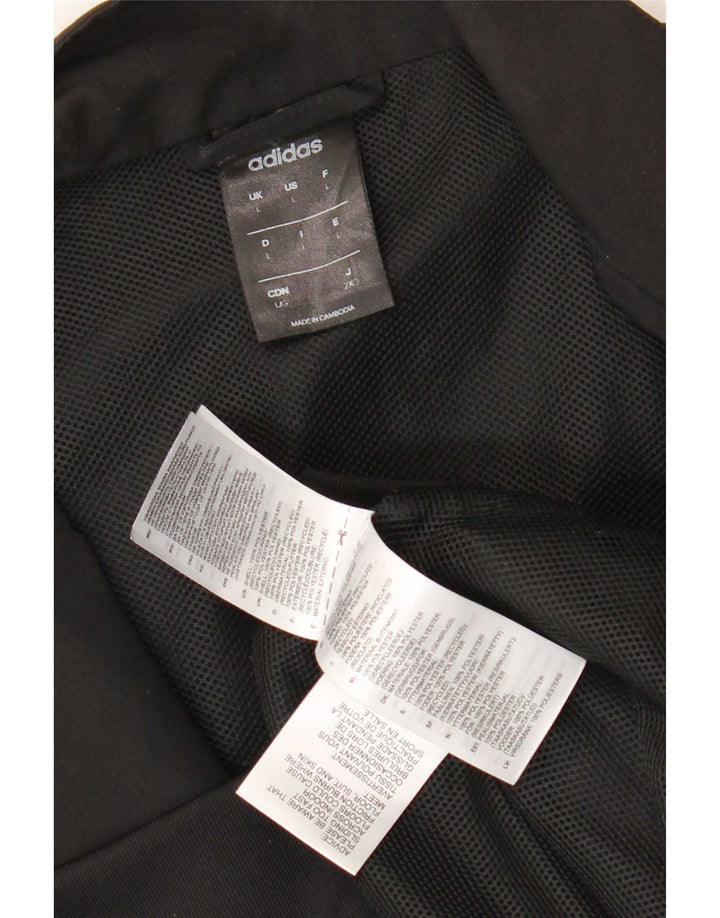Adidas Herre Climalite Træningsdragt Topjakke Stor Sort Polyester