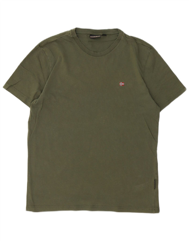 NAPAPIJRI Herre Geographic T-Shirt Top Lille Khaki