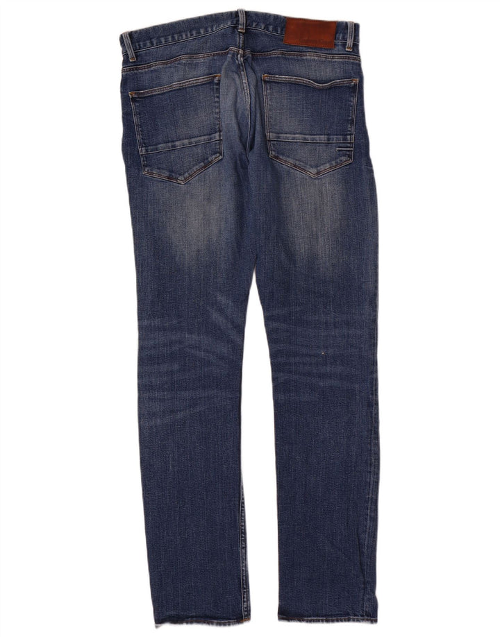 Calvin Klein Herre Slim Jeans W33 L32 Blå Bomuld