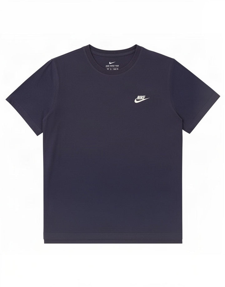 Nike Herre T-shirt Top Medium Marineblå Bomuld