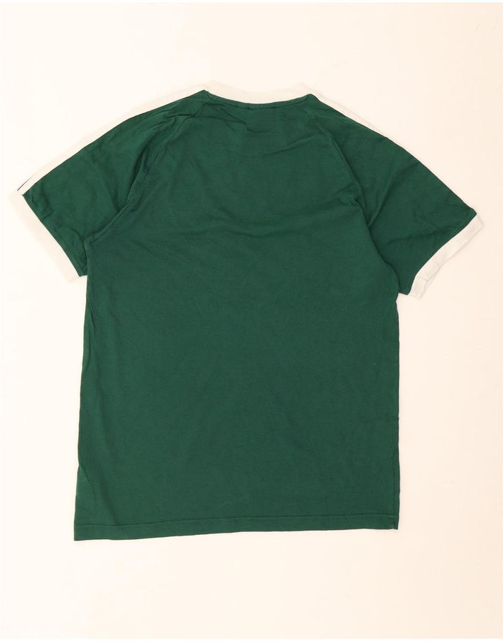 ADIDAS Herre T-Shirt Top Medium Grøn Bomuld