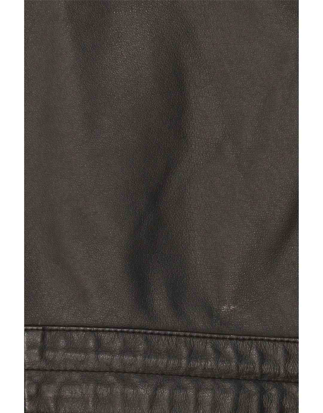 VINTAGE Mens Leather Jacket UK 42 XL Black Leather