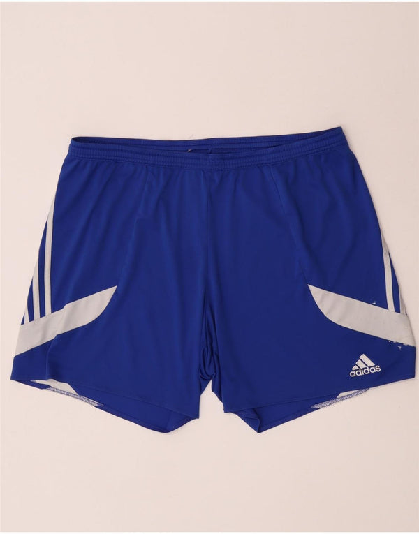 Adidas Herre Sportshorts XL Blå Colourblock Polyester